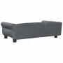 Cama para perros de terciopelo gris oscuro 95x55x30 cm de vidaXL, Camas para perros - Ref: Foro24-171812, Precio: 95,83 €, De...
