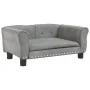 Cama para perros de terciopelo gris claro 70x45x30 cm de vidaXL, Camas para perros - Ref: Foro24-171825, Precio: 78,65 €, Des...
