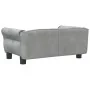 Cama para perros de terciopelo gris claro 70x45x30 cm de vidaXL, Camas para perros - Ref: Foro24-171825, Precio: 78,65 €, Des...