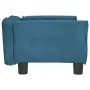 Cama para perros de terciopelo azul 70x45x30 cm de vidaXL, Camas para perros - Ref: Foro24-171824, Precio: 64,54 €, Descuento: %