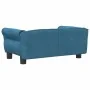 Cama para perros de terciopelo azul 70x45x30 cm de vidaXL, Camas para perros - Ref: Foro24-171824, Precio: 64,54 €, Descuento: %