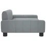 Cama para perros de tela gris claro 90x53x30 cm de vidaXL, Camas para perros - Ref: Foro24-171847, Precio: 94,02 €, Descuento: %
