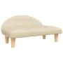 Cama para perros de tela crema 70x52x30 cm de vidaXL, Camas para perros - Ref: Foro24-171932, Precio: 63,39 €, Descuento: %