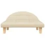 Cama para perros de tela crema 70x52x30 cm de vidaXL, Camas para perros - Ref: Foro24-171932, Precio: 63,39 €, Descuento: %