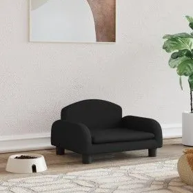 Cama para perros de tela negra 50x40x30 cm de vidaXL, Camas para perros - Ref: Foro24-171975, Precio: 64,01 €, Descuento: %