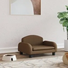 Cama para perros de tela marrón 50x40x30 cm de vidaXL, Camas para perros - Ref: Foro24-171973, Precio: 64,01 €, Descuento: %