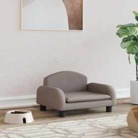 Cama para perros de tela gris taupe 50x40x30 cm de vidaXL, Camas para perros - Ref: Foro24-171974, Precio: 64,03 €, Descuento: %