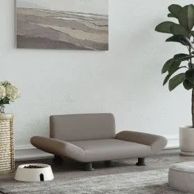 Cama para perros de tela gris taupe 70x45x28 cm de vidaXL, Camas para perros - Ref: Foro24-171999, Precio: 68,89 €, Descuento: %