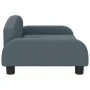 Sofá para niños de tela gris oscuro 70x45x30 cm de vidaXL, Mobiliario para bebés y niños pequeños - Ref: Foro24-3196359, Prec...