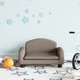 Sofá para niños de tela gris taupe 50x40x30 cm by vidaXL, Baby and Toddler Furniture - Ref: Foro24-3196372, Price: 64,03 €, D...