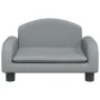 Sofá para niños de tela gris claro 50x40x30 cm de vidaXL, Mobiliario para bebés y niños pequeños - Ref: Foro24-3196369, Preci...
