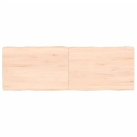 Solid wood table top natural edge 120x40x(2-4) cm by vidaXL, Table tops - Ref: Foro24-363890, Price: 43,74 €, Discount: %