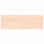 Solid wood table top natural edge 120x40x(2-4) cm by vidaXL, Table tops - Ref: Foro24-363890, Price: 43,74 €, Discount: %