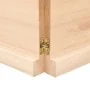 Solid wood table top natural edge 120x40x(2-4) cm by vidaXL, Table tops - Ref: Foro24-363890, Price: 43,74 €, Discount: %