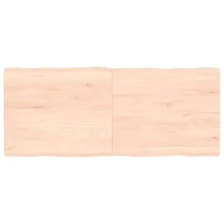 Tablero de mesa madera maciza borde natural 120x50x(2-4) cm de vidaXL, Tableros para mesas - Ref: Foro24-363892, Precio: 36,9...