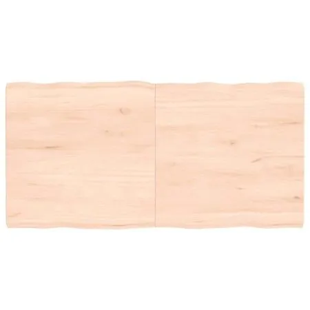 Tablero de mesa madera maciza borde natural 120x60x(2-4) cm de vidaXL, Tableros para mesas - Ref: Foro24-363894, Precio: 42,3...