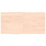 Tablero de mesa madera maciza borde natural 120x60x(2-4) cm de vidaXL, Tableros para mesas - Ref: Foro24-363894, Precio: 42,3...