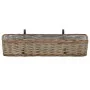 Jardinera de balcón 2 uds mimbre con forro de PE 80 cm de vidaXL, Maceteros y jardineras - Ref: Foro24-287642, Precio: 57,85 ...