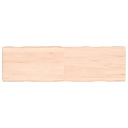 Tablero de mesa madera maciza borde natural 140x40x(2-4) cm de vidaXL, Tableros para mesas - Ref: Foro24-363896, Precio: 49,2...