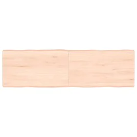 Tablero de mesa madera maciza borde natural 140x40x(2-6) cm de vidaXL, Tableros para mesas - Ref: Foro24-363897, Precio: 42,3...