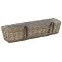 Jardinera de balcón 2 uds mimbre con forro de PE 80 cm de vidaXL, Maceteros y jardineras - Ref: Foro24-287642, Precio: 57,85 ...