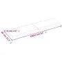 Tablero de mesa madera maciza borde natural 160x40x(2-6) cm de vidaXL, Tableros para mesas - Ref: Foro24-363903, Precio: 47,8...