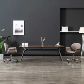 Silla de comedor giratoria de tela gris taupe de vidaXL, Sillas de comedor - Ref: Foro24-287396, Precio: 150,19 €, Descuento: %