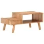 Mesa de centro de madera maciza de acacia 100x50x45 cm de vidaXL, Mesas de centro - Ref: Foro24-287867, Precio: 187,43 €, Des...