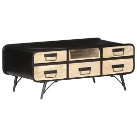 Massivholz-Couchtisch aus Mangoholz 100x50x40 cm von vidaXL, Couchtisch - Ref: Foro24-287871, Preis: 196,85 €, Rabatt: %
