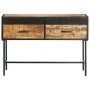 Mesa consola de madera rugosa de mango 110x35x75 cm de vidaXL, Mesas auxiliares - Ref: Foro24-288473, Precio: 149,02 €, Descu...