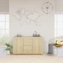 Aparador madera contrachapada color roble Sonoma 120x36x69 cm de vidaXL, Aparadores - Ref: Foro24-801844, Precio: 115,29 €, D...
