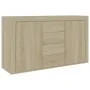 Aparador madera contrachapada color roble Sonoma 120x36x69 cm de vidaXL, Aparadores - Ref: Foro24-801844, Precio: 115,29 €, D...