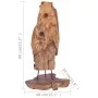Botellero para 8 botellas madera maciza de teca 40x30x80 cm de vidaXL, Botelleros - Ref: Foro24-288812, Precio: 128,02 €, Des...