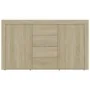 Aparador madera contrachapada color roble Sonoma 120x36x69 cm de vidaXL, Aparadores - Ref: Foro24-801844, Precio: 115,29 €, D...