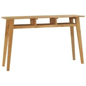 Mesa consola de madera de teca maciza 120x35x75 cm de vidaXL, Mesas auxiliares - Ref: Foro24-288846, Precio: 147,97 €, Descue...