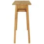 Solid teak wood console table 120x35x75 cm by vidaXL, Side tables - Ref: Foro24-288846, Price: 147,97 €, Discount: %