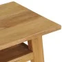 Solid teak wood console table 120x35x75 cm by vidaXL, Side tables - Ref: Foro24-288846, Price: 147,97 €, Discount: %