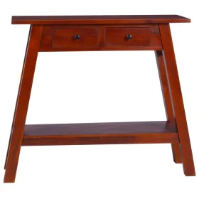 Mesa consola clásica de madera maciza caoba marrón 90x30x75cm de vidaXL, Mesas auxiliares - Ref: Foro24-288892, Precio: 127,1...