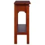 Mesa consola clásica de madera maciza caoba marrón 90x30x75cm de vidaXL, Mesas auxiliares - Ref: Foro24-288892, Precio: 127,1...