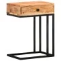 Mesa auxiliar forma de U madera maciza de acacia 45x30x61 cm de vidaXL, Mesas auxiliares - Ref: Foro24-289090, Precio: 81,31 ...
