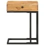 Mesa auxiliar forma de U madera maciza de acacia 45x30x61 cm de vidaXL, Mesas auxiliares - Ref: Foro24-289090, Precio: 81,31 ...