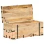 Baúl madera maciza de mango 90x40x40 cm de vidaXL, Baúles de almacenamiento - Ref: Foro24-289634, Precio: 192,03 €, Descuento: %