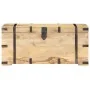 Baúl madera maciza de mango 90x40x40 cm de vidaXL, Baúles de almacenamiento - Ref: Foro24-289634, Precio: 192,03 €, Descuento: %