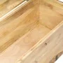 Baúl madera maciza de mango 90x40x40 cm de vidaXL, Baúles de almacenamiento - Ref: Foro24-289634, Precio: 192,03 €, Descuento: %