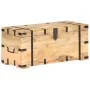 Baúl madera maciza de mango 90x40x40 cm de vidaXL, Baúles de almacenamiento - Ref: Foro24-289634, Precio: 192,03 €, Descuento: %