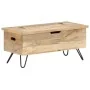 Baúl madera maciza de mango 90x40x45 cm de vidaXL, Baúles de almacenamiento - Ref: Foro24-289635, Precio: 177,02 €, Descuento: %