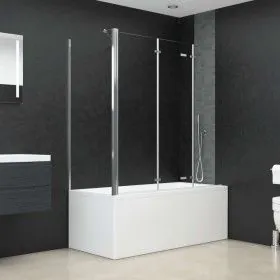 Transparent tempered glass shower screen 120x69x130 cm by vidaXL, shower doors - Ref: Foro24-146227, Price: 215,95 €, Discoun...