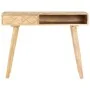 Tocador de madera maciza de mango 100x50x76 cm de vidaXL, Tocadores para dormitorios - Ref: Foro24-289636, Precio: 200,46 €, ...