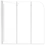 Mampara de ducha de vidrio templado transparente 120x69x130 cm de vidaXL, Puertas de ducha - Ref: Foro24-146227, Precio: 215,...