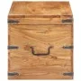 Baúl de madera maciza de acacia 90x40x40 cm de vidaXL, Baúles de almacenamiento - Ref: Foro24-289641, Precio: 199,63 €, Descu...